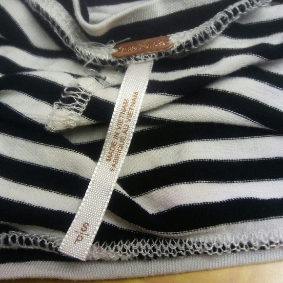 Free People Short Sleeve Knit Sailor Top, S - Picture 5 of 5